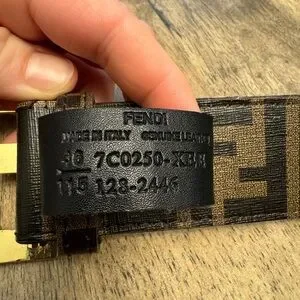 Fendi Accessories Fendi Ff Buckle Belt 7c250xee Size 46 Poshmark